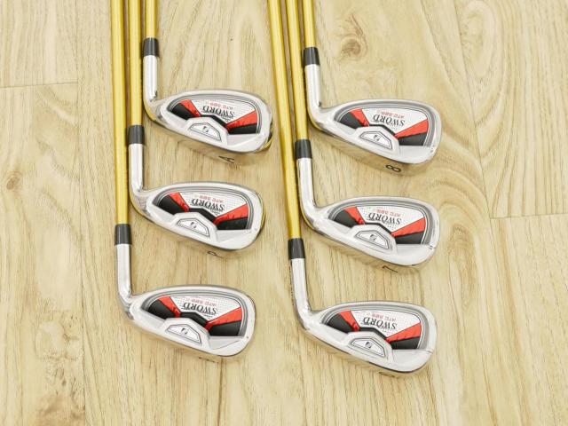 Iron set : Katana : ชุดเหล็ก Katana Sword ATC-589a (หน้าเด้ง) มีเหล็ก 6-Pw,Aw (6 ชิ้น) ก้านกราไฟต์ Fujikura Speeder 589 Flex SR