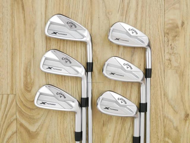 Iron set : Callaway : ชุดเหล็ก Callaway X Forged (ปี 2019) มีเหล็ก 5-Pw (6 ชิ้น) ก้านเหล็ก NS Pro ZELOS 7 Flex S