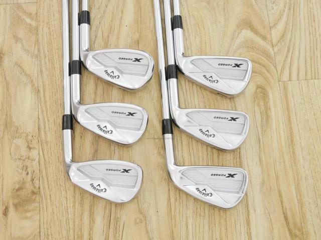 Iron set : Callaway : ชุดเหล็ก Callaway X Forged (ปี 2019) มีเหล็ก 5-Pw (6 ชิ้น) ก้านเหล็ก NS Pro ZELOS 7 Flex S