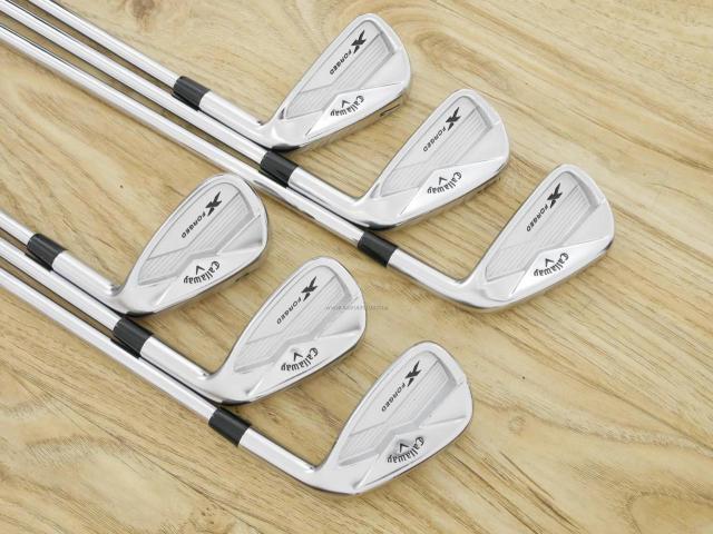 Iron set : Callaway : ชุดเหล็ก Callaway X Forged (ปี 2019) มีเหล็ก 5-Pw (6 ชิ้น) ก้านเหล็ก NS Pro ZELOS 7 Flex S