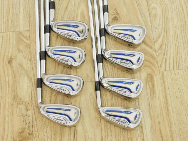 Iron set : Mizuno : ชุดเหล็ก Mizuno MX-100 (ใบใหญ่ ตีง้าย) มีเหล็ก 5-Pw,Aw,Sw (8 ชิ้น) ก้านเหล็ก NS Pro 950 FLex R