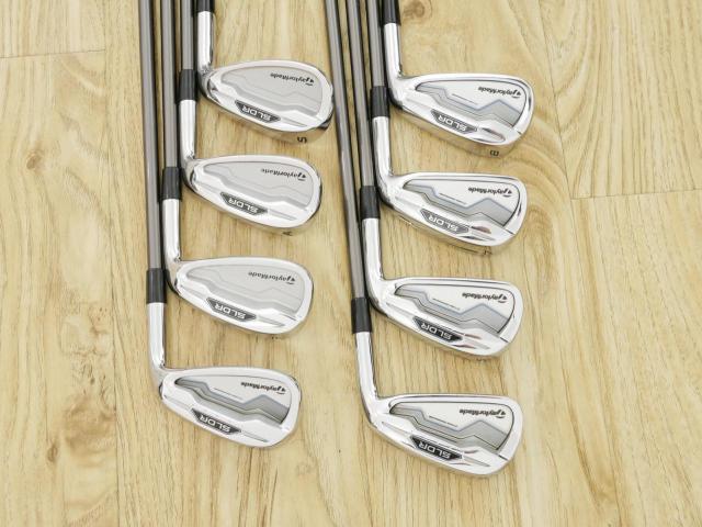 Iron set : Taylormade : ชุดเหล็ก Taylormade SLDR มีเหล็ก 5-Pw,Aw,Sw (8 ชิ้น) ก้านกราไฟต์ Flex R