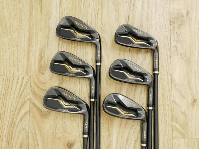 Iron set : Honma : ชุดเหล็ก Honma Beres Black Forged (ออกปี 2022 สวยมากๆ) มีเหล็ก 6-11 (6 ชิ้น เทียบเท่า 5-Pw) ก้าน ARMRQ MX Flex SR