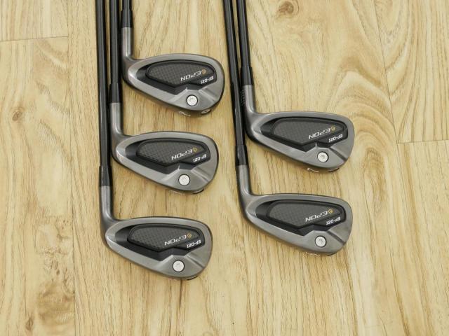 Iron set : Epon : ชุดเหล็ก EPON EF-02I Forged (ออกปี 2022 ใบใหญ่ ตีง่าย ไกล) มีเหล็ก 6-Pw (5 ชิ้น) ก้านกราไฟต์ Graphite Design RAUNE i60 Flex R