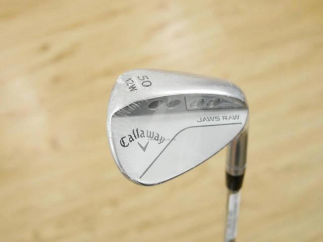 Wedge : Callaway : **ของใหม่ ยังไม่แกะพลาสติก** Wedge Callaway JAWS RAW (รุ่นใหม่ ปี 2023) Loft 50 ก้านเหล็ก Dynamic Gold S200