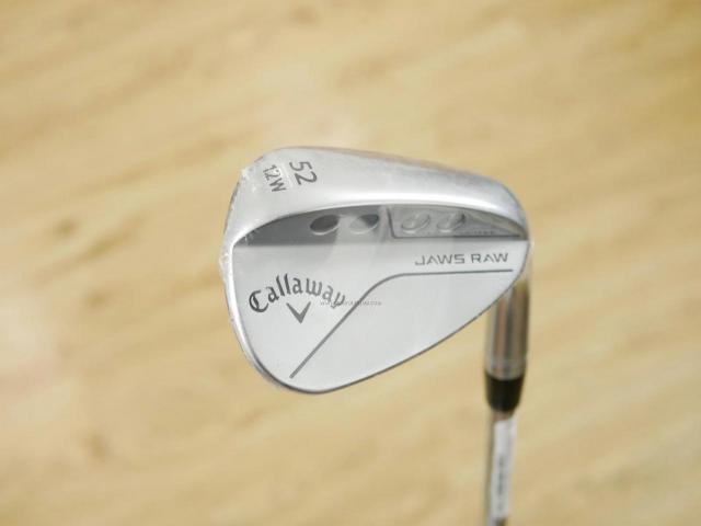 Wedge : Callaway : **ของใหม่ ยังไม่แกะพลาสติก** Wedge Callaway JAWS RAW (รุ่นใหม่ ปี 2023) Loft 52 ก้านเหล็ก Dynamic Gold S200