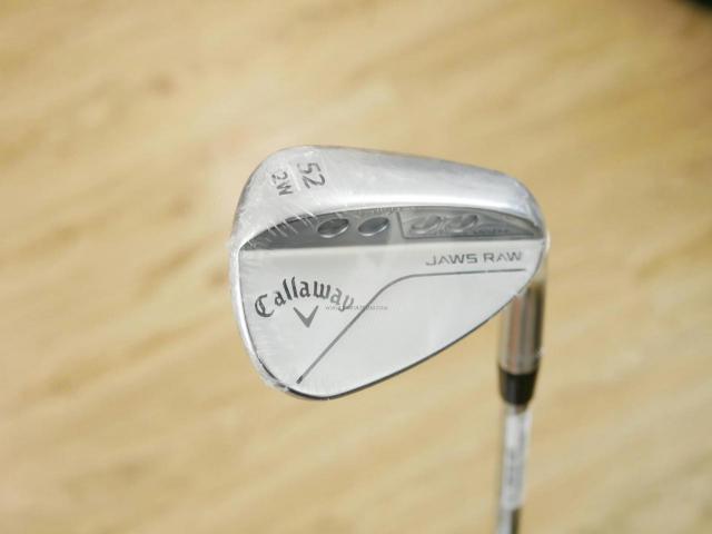 Wedge : Callaway : **ของใหม่ ยังไม่แกะพลาสติก** Wedge Callaway JAWS RAW (รุ่นใหม่ ปี 2023) Loft 52 ก้านเหล็ก Dynamic Gold S200