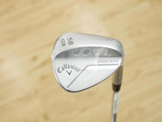 Wedge : Callaway : **ของใหม่ ยังไม่แกะพลาสติก** Wedge Callaway JAWS RAW (รุ่นใหม่ ปี 2023) Loft 58 ก้านเหล็ก NS Pro 950 NEO Flex S