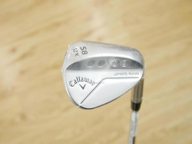 Wedge : Callaway : **ของใหม่ ยังไม่แกะพลาสติก** Wedge Callaway JAWS RAW (รุ่นใหม่ ปี 2023) Loft 58 ก้านเหล็ก NS Pro 950 NEO Flex S