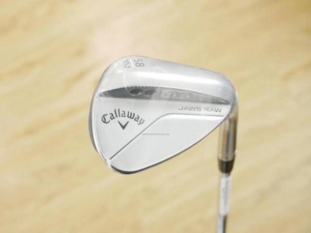 Wedge : Callaway : **ของใหม่ ยังไม่แกะพลาสติก** Wedge Callaway JAWS RAW (รุ่นใหม่ ปี 2023) Loft 58 ก้านเหล็ก NS Pro 950 NEO Flex S