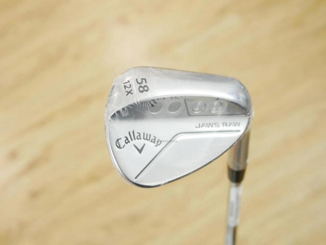 Wedge : Callaway : **ของใหม่ ยังไม่แกะพลาสติก** Wedge Callaway JAWS RAW (รุ่นใหม่ ปี 2023) Loft 58 ก้านเหล็ก NS Pro Modus 115 Flex S