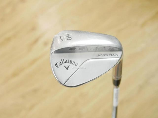 Wedge : Callaway : **ของใหม่ ยังไม่แกะพลาสติก** Wedge Callaway JAWS RAW (รุ่นใหม่ ปี 2023) Loft 60 ก้านเหล็ก NS Pro Modus 115 Flex S