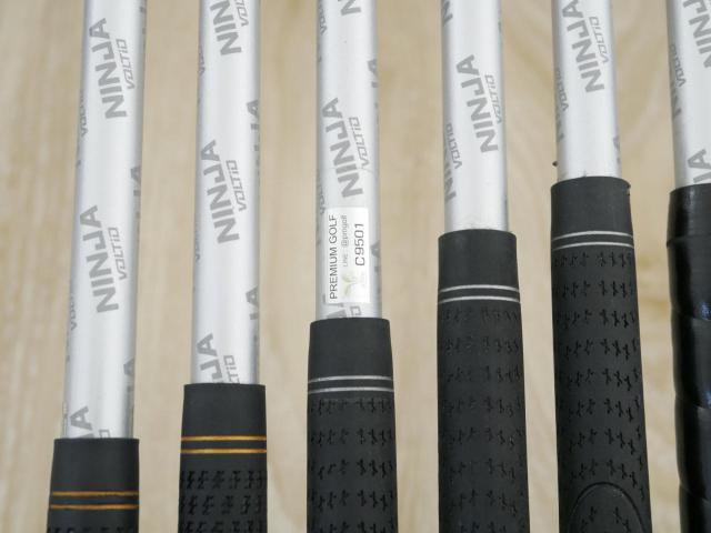 Iron set : Katana : ชุดเหล็ก Katana NINJA Hybrid Iron (รุ่นปี 2021 หน้าเด้ง ตีไกลมาก) มีเหล็ก 6-Pw,Aw,Sw (7 ชิ้น) ก้านกราไฟต์ Flex R