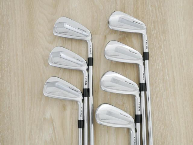 Iron set : Ping : ชุดเหล็ก Ping Blueprint S Forged (รุ่นล่าสุด ออกปี 2024 นุ่ม คม) มีเหล็ก 4-Pw (7 ชิ้น) ก้านเหล็ก NS Pro MODUS 105 Flex S