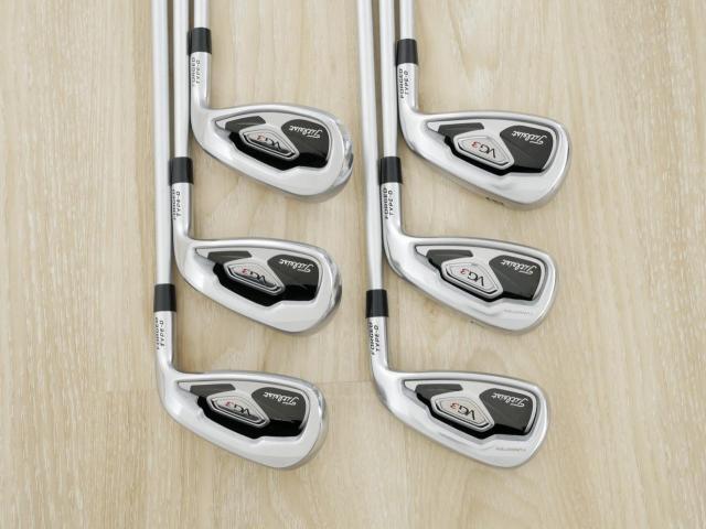 Iron set : Titleist : ชุดเหล็ก Titleist VG3 Type D Forged (ปี 2017 Japan Spec. ตีง่ายและไกลที่สุดของ Titleist) มีเหล็ก 6-Pw,Aw (6 ชิ้น) ก้านกราไฟต์ Mitsubishi VGI Flex R