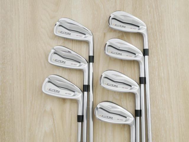 Iron set : Epon : ชุดเหล็ก EPON AF-707 Forged (รุ่นล่าสุด ปี 2024 ใบใหญ่ ตีง่าย ไกล) มีเหล็ก 5-Pw,Aw (7 ชิ้น) ก้านเหล็ก NS Pro 950 NEO Flex S