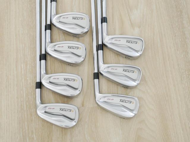 Iron set : Epon : ชุดเหล็ก EPON AF-707 Forged (รุ่นล่าสุด ปี 2024 ใบใหญ่ ตีง่าย ไกล) มีเหล็ก 5-Pw,Aw (7 ชิ้น) ก้านเหล็ก NS Pro 950 NEO Flex S