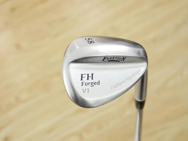 Wedge : Fourteen : Wedge Fourteen FH Forged V1 Loft 58 ก้านเหล็ก NS Pro TS114W Flex S