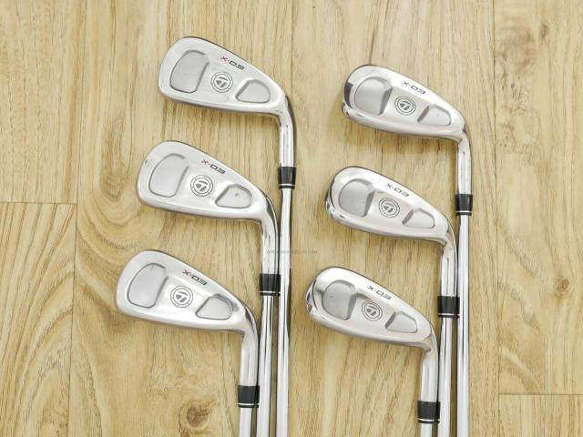 Iron set : Taylormade : ชุดเหล็ก Taylormade X-03 (หน้า Titanium รุ่นท็อป) มีเหล็ก 5-Pw (6 ชิ้น) ก้านเหล็ก NS Pro 950 Flex S