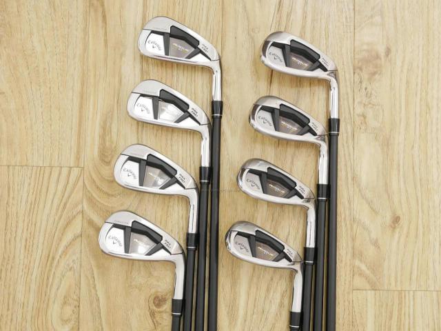 Iron set : Callaway : ชุดเหล็ก Callaway Rogue ST Max Fast (ออกปี 2022 ตีง่ายที่สุด ไกลสุดของ Callaway) มีเหล็ก 6-Pw,Aw,Gw,Sw (8 ชิ้น) ก้านกราไฟต์ Fujikura Speeder NX 40 Flex R