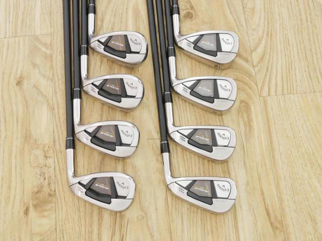 Iron set : Callaway : ชุดเหล็ก Callaway Rogue ST Max Fast (ออกปี 2022 ตีง่ายที่สุด ไกลสุดของ Callaway) มีเหล็ก 6-Pw,Aw,Gw,Sw (8 ชิ้น) ก้านกราไฟต์ Fujikura Speeder NX 40 Flex R