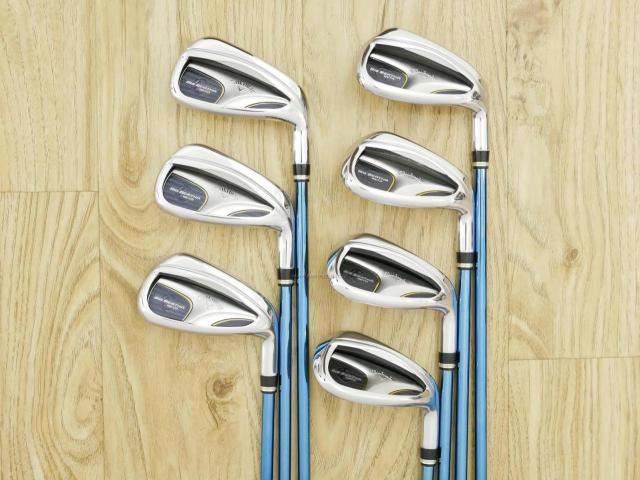 Iron set : Callaway : ชุดเหล็ก Callaway Big Bertha Beta (ใบใหญ่ ตีง่าย ไกล) มีเหล็ก 6-Pw,Aw,Sw (7 ชิ้น) ก้านเหล็ก True Temper ALLOY BLUE S200