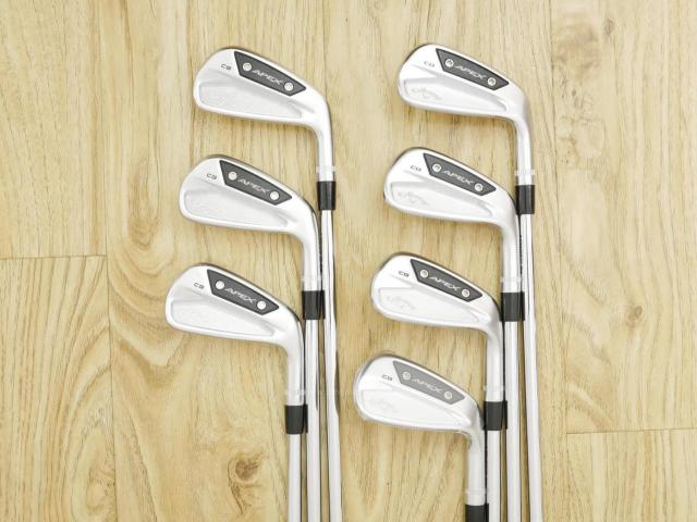 Iron set : Callaway : ชุดเหล็ก Callaway APEX CB Forged (รุ่นล่าสุด ปี 2024) มีเหล็ก 4-10 (7 ชิ้น) ก้านเหล็ก NS Pro Modus 115 Flex S