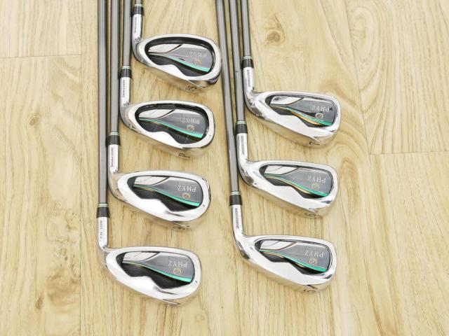 Iron set : Tourstage : ชุดเหล็ก Tourstage PHYZ (ซีรี่ย์ท๊อป ใบใหญ่ ตีง่าย ไกล) มีเหล็ก 5-Pw,Aw (7 ชิ้น) ก้านกราไฟต์ Flex R