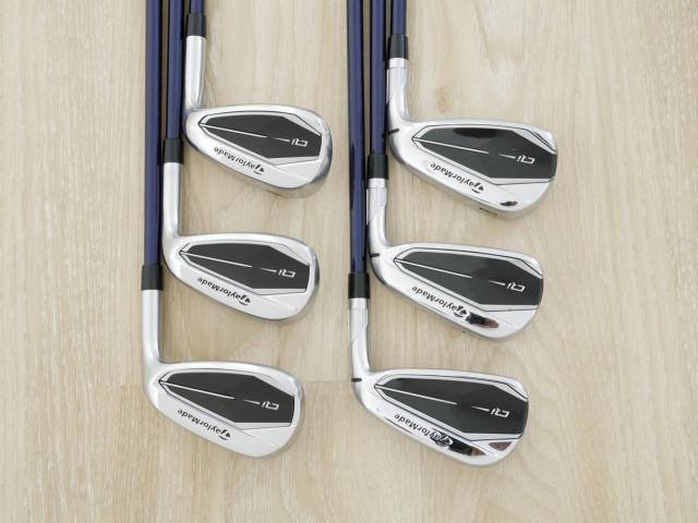 Iron set : Taylormade : ชุดเหล็ก Taylormade Qi (รุ่นล่าสุด ออกปี 2024 Japan Spec.) มีเหล็ก 6-Pw,Aw (6 ชิ้น) ก้านกราไฟต์ Mitsubishi Diamana TM60 Flex S