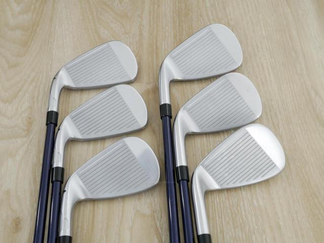 Iron set : Taylormade : ชุดเหล็ก Taylormade Qi (รุ่นล่าสุด ออกปี 2024 Japan Spec.) มีเหล็ก 6-Pw,Aw (6 ชิ้น) ก้านกราไฟต์ Mitsubishi Diamana TM60 Flex S