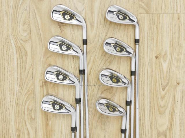 Iron set : Taylormade : ชุดเหล็ก Taylormade Gloire G (รุ่นใหม่ ท๊อปสุด ตีไกลมากๆ เหล็ก 7 Loft 26.5 หน้าเด้ง) มีเหล็ก 5-Pw,Aw,Sw (8 ชิ้น) ก้านเหล็ก NS Pro 830 Flex R