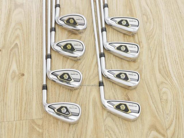 Iron set : Taylormade : ชุดเหล็ก Taylormade Gloire G (รุ่นใหม่ ท๊อปสุด ตีไกลมากๆ เหล็ก 7 Loft 26.5 หน้าเด้ง) มีเหล็ก 5-Pw,Aw,Sw (8 ชิ้น) ก้านเหล็ก NS Pro 830 Flex R