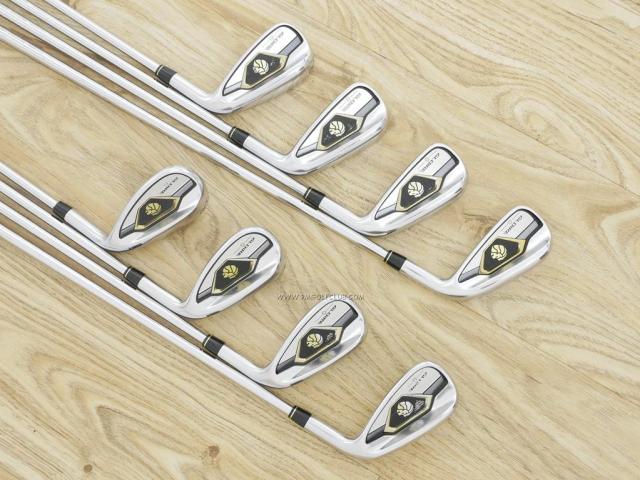 Iron set : Taylormade : ชุดเหล็ก Taylormade Gloire G (รุ่นใหม่ ท๊อปสุด ตีไกลมากๆ เหล็ก 7 Loft 26.5 หน้าเด้ง) มีเหล็ก 5-Pw,Aw,Sw (8 ชิ้น) ก้านเหล็ก NS Pro 830 Flex R