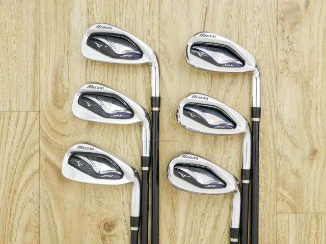 Iron set : Mizuno : ชุดเหล็ก Mizuno JPX EIII Hot Metal (รุ่นท้อป หน้าเด้ง ตีไกล) มีเหล็ก 5-Pw (6 ชิ้น) ก้านกราไฟต์ Flex SR