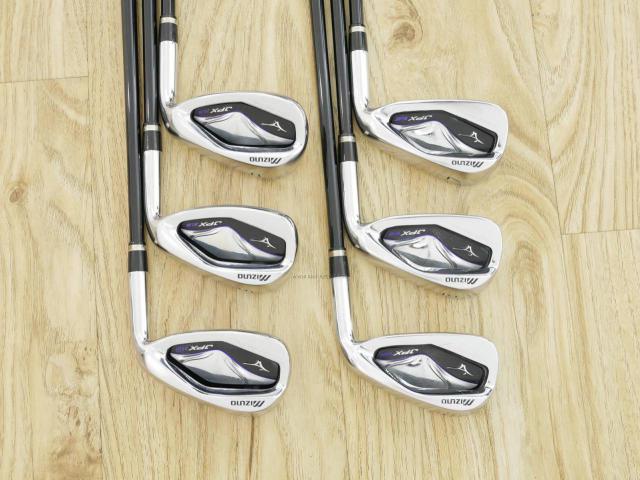 Iron set : Mizuno : ชุดเหล็ก Mizuno JPX EIII Hot Metal (รุ่นท้อป หน้าเด้ง ตีไกล) มีเหล็ก 5-Pw (6 ชิ้น) ก้านกราไฟต์ Flex SR