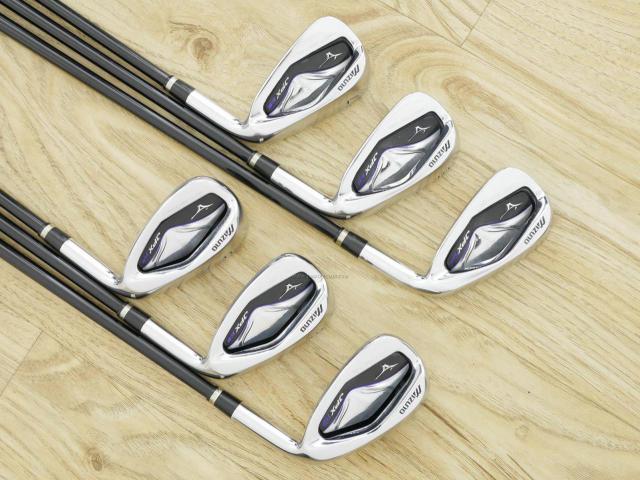 Iron set : Mizuno : ชุดเหล็ก Mizuno JPX EIII Hot Metal (รุ่นท้อป หน้าเด้ง ตีไกล) มีเหล็ก 5-Pw (6 ชิ้น) ก้านกราไฟต์ Flex SR