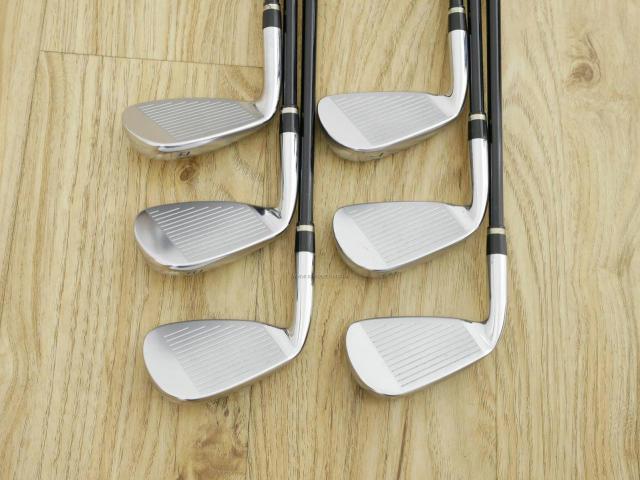 Iron set : Mizuno : ชุดเหล็ก Mizuno JPX EIII Hot Metal (รุ่นท้อป หน้าเด้ง ตีไกล) มีเหล็ก 5-Pw (6 ชิ้น) ก้านกราไฟต์ Flex SR