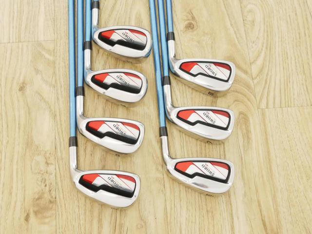 Iron set : Katana : ชุดเหล็ก Katana Sword Izu Max SX (หน้าเด้ง) มีเหล็ก 6-Pw,Aw,Sw (7 ชิ้น) ก้านกราไฟต์ Speeder 589 FLex R