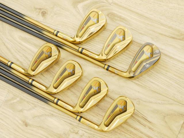 Iron set : Other Brand : ชุดเหล็ก Mutsumi Honma MH608 Maraging (ใบใหญ่ ตีง่าย ไกล) มีเหล็ก 6-Pw,Aw,Sw (7 ชิ้น) ก้านกราไฟต์ Flex SR