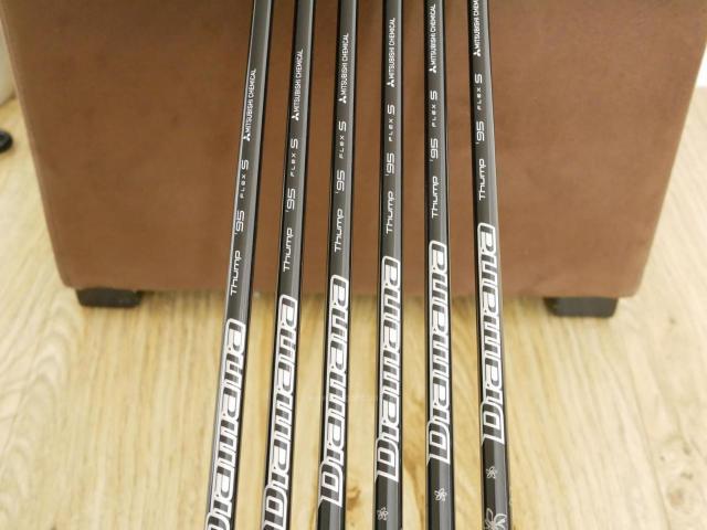 Iron set : Taylormade : ชุดเหล็ก Taylormade P770 Forged (รุ่นล่าสุด ปี 2023 นุ่ม แน่น)  มีเหล็ก 5-Pw (6 ชิ้น) ก้านกราไฟต์ Mitsubishi Diamana Thump i95 Flex S