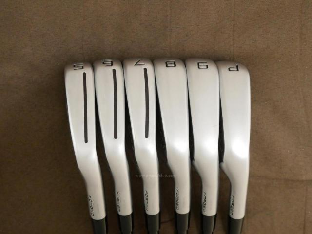 Iron set : Taylormade : ชุดเหล็ก Taylormade P770 Forged (รุ่นล่าสุด ปี 2023 นุ่ม แน่น)  มีเหล็ก 5-Pw (6 ชิ้น) ก้านกราไฟต์ Mitsubishi Diamana Thump i95 Flex S