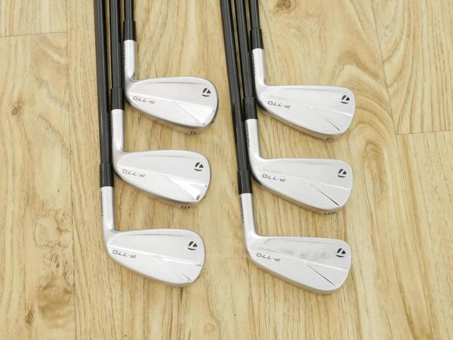 Iron set : Taylormade : ชุดเหล็ก Taylormade P770 Forged (รุ่นล่าสุด ปี 2023 นุ่ม แน่น)  มีเหล็ก 5-Pw (6 ชิ้น) ก้านกราไฟต์ Mitsubishi Diamana Thump i95 Flex S