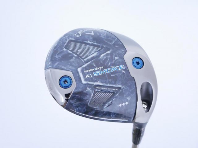 Driver : Callaway : ไดรเวอร์ Callaway Paradym Ai SMOKE Triple Diamond (รุ่นล่าสุด ปี 2024 Low Spin สุดๆๆ) Loft 9 (ปรับได้) ก้าน Mitsubishi Diamana ZF40 Flex S