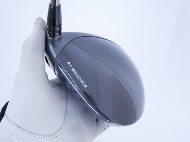 Driver : Callaway : ไดรเวอร์ Callaway Paradym Ai SMOKE Triple Diamond (รุ่นล่าสุด ปี 2024 Low Spin สุดๆๆ) Loft 9 (ปรับได้) ก้าน Mitsubishi Diamana ZF40 Flex S