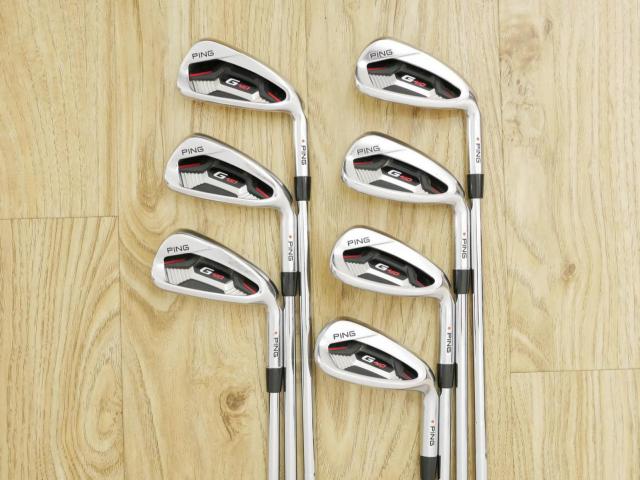 Iron set : Ping : ชุดเหล็ก Ping G410 (รุ่นปี 2019 Japan Spec. ใบใหญ่ ง่าย ไกล) มีเหล็ก 5-Pw,Aw (7 ชิ้น) ก้านเหล็ก NS Pro Modus 105 Flex S