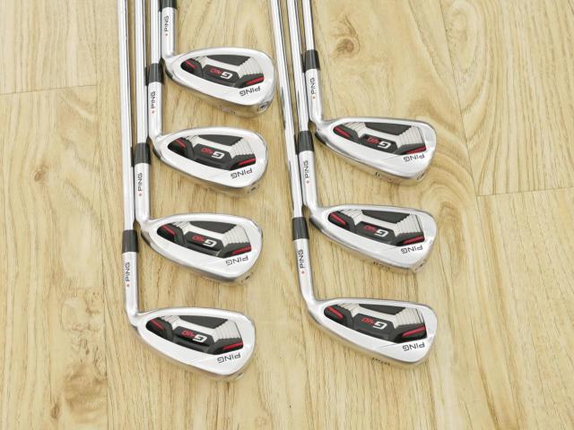 Iron set : Ping : ชุดเหล็ก Ping G410 (รุ่นปี 2019 Japan Spec. ใบใหญ่ ง่าย ไกล) มีเหล็ก 5-Pw,Aw (7 ชิ้น) ก้านเหล็ก NS Pro Modus 105 Flex S