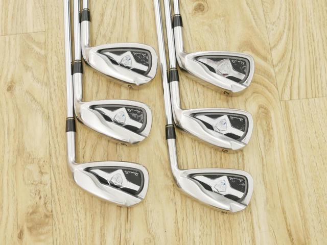 Iron set : Romaro : ชุดเหล็ก Romaro Ray Alpha (ปี 2017 ใบใหญ่ หน้า Titanium) มีเหล็ก 5-Pw (6 ชิ้น) ก้านเหล็ก NS Pro 950 Flex S