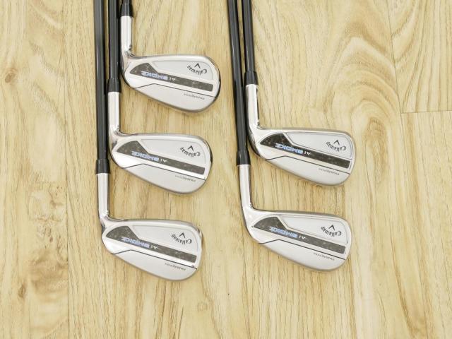 Iron set : Callaway : ชุดเหล็ก Callaway Paradym Ai Smoke (รุ่นล่าสุด ออกปี 2024 ตีง่ายมาก ไกล Japan Spec.) มีเหล็ก 6-Pw (5 ชิ้น) ก้านกราไฟต์ Fujikura TENSEI 50 Flex R