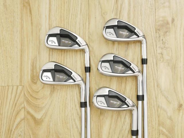 Iron set : Callaway : ชุดเหล็ก Callaway Rogue ST Max (ออกปี 2022 ตีง่าย ไกลมาก) มีเหล็ก 6-Pw (5 ชิ้น) ก้านเหล็ก Dynamic Gold 95 S200