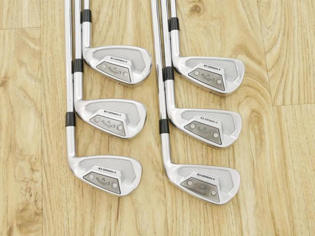 Iron set : Callaway : ชุดเหล็ก Callaway X Forged CB (รุ่นปี 2022) มีเหล็ก 5-Pw (6 ชิ้น) ก้านเหล็ก NS Pro Modus 120 Flex S